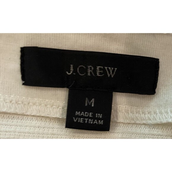 J.Crew Women's Textured Button Front Tank Top Size Medium. Ivory - Picture 5 of 5